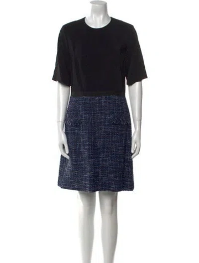 Pre-owned Jason Wu Printed Mini Dress In Black