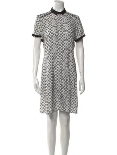 Pre-owned Jason Wu Printed Mini Dress In Blue