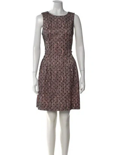 Pre-owned Jason Wu Printed Mini Dress In Pink