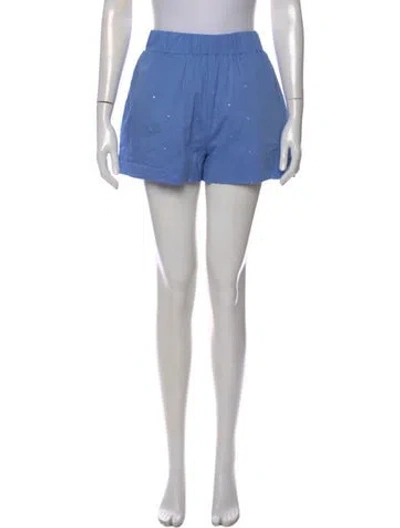 Pre-owned Jason Wu Printed Mini Shorts In Blue