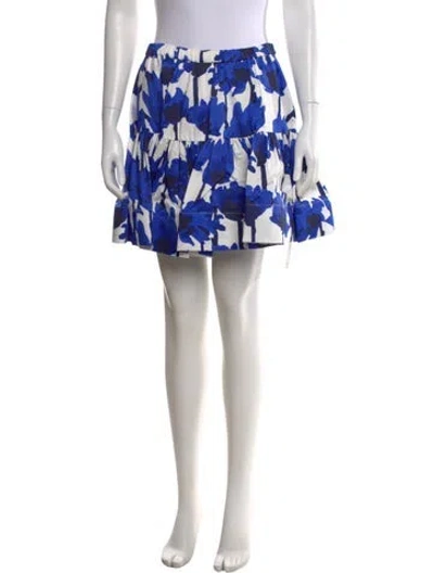 Pre-owned Jason Wu Printed Mini Skirt In Multi