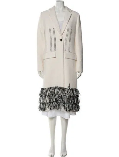 Pre-owned Jason Wu Printed Performance Coat In Neutral