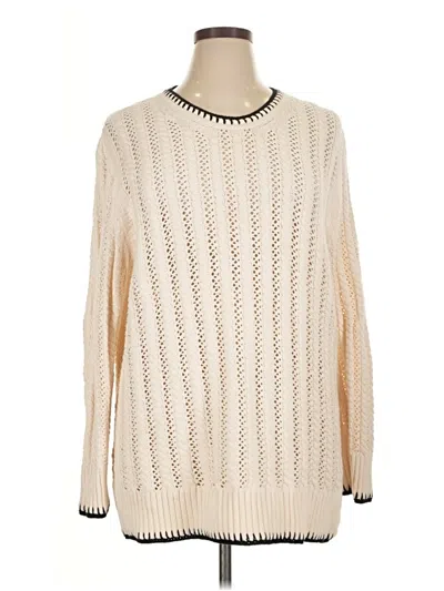 Pre-owned Jason Wu Pullover Sweater In White