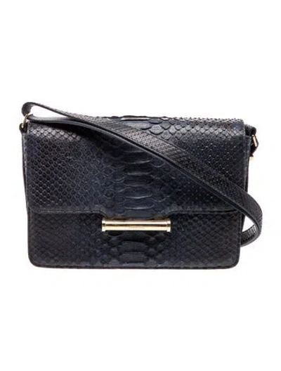 Pre-owned Jason Wu Python Shoulder Bag In Blue