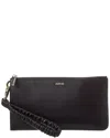 Jason Wu Rommy Leather Wristlet In Black