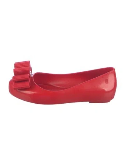 Pre-owned Jason Wu Rubber Ballet Flats In Red