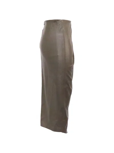 Pre-owned Jason Wu Ruched Pencil Skirt In Green