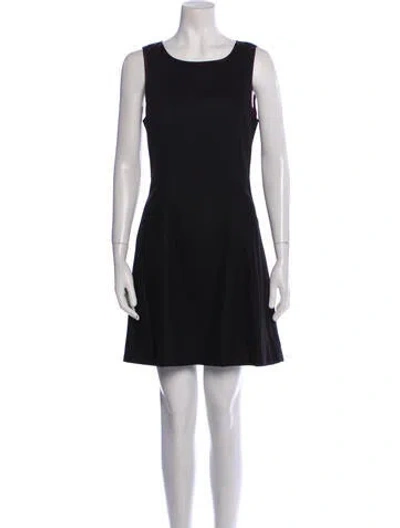 Pre-owned Jason Wu Scoop Neck Mini Dress In Black
