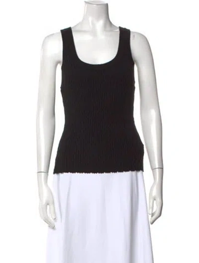 Pre-owned Jason Wu Scoop Neck Sleeveless Top W/ Tags In Black