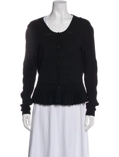 Pre-owned Jason Wu Scoop Neck Sweater In Black