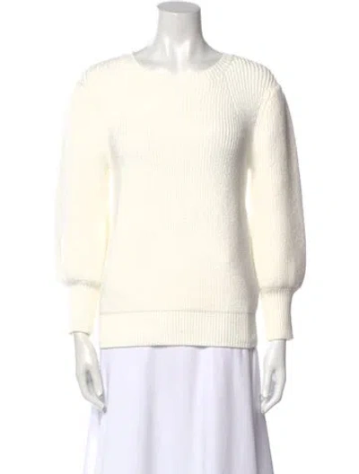 Pre-owned Jason Wu Scoop Neck Sweater In Neutral