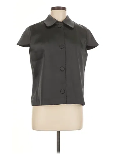 Pre-owned Jason Wu Short Sleeve Blouse In Black