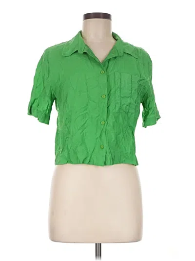 Pre-owned Jason Wu Short Sleeve Blouse In Green