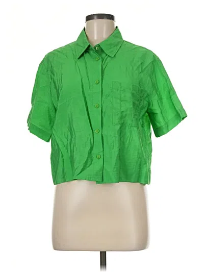 Pre-owned Jason Wu Short Sleeve Blouse In Green