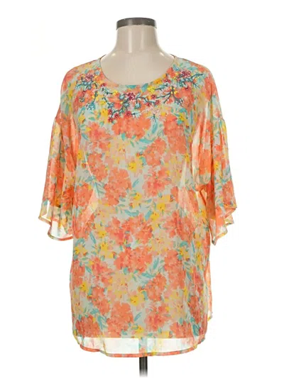 Pre-owned Jason Wu Short Sleeve Blouse In Orange