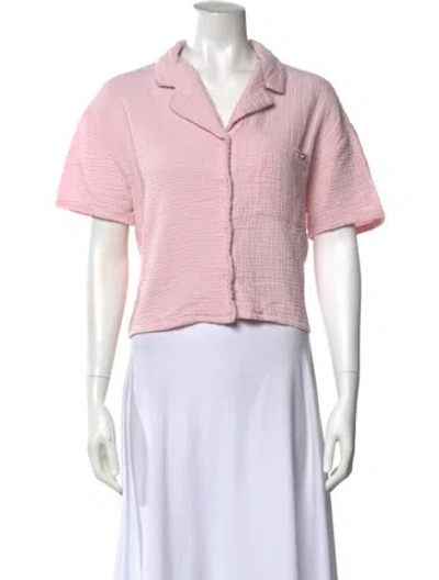 Pre-owned Jason Wu Short Sleeve Top In Red