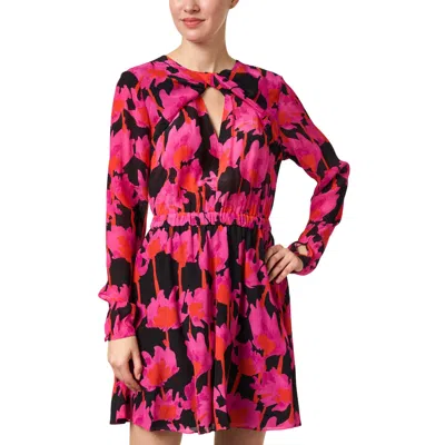 Pre-owned Jason Wu Silk Chiffon Dress For Women In Pink/black