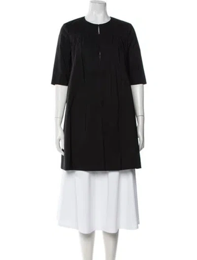 Pre-owned Jason Wu Silk Coat In Black