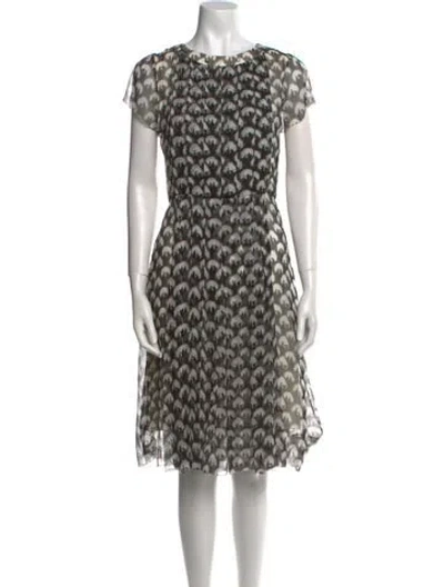 Pre-owned Jason Wu Silk Knee-length Dress In Black