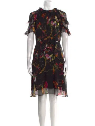 Pre-owned Jason Wu Silk Knee-length Dress In Black