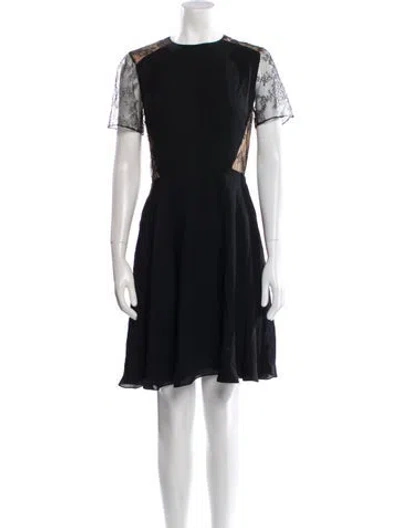 Pre-owned Jason Wu Silk Knee-length Dress In Black