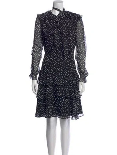 Pre-owned Jason Wu Silk Knee-length Dress In Black