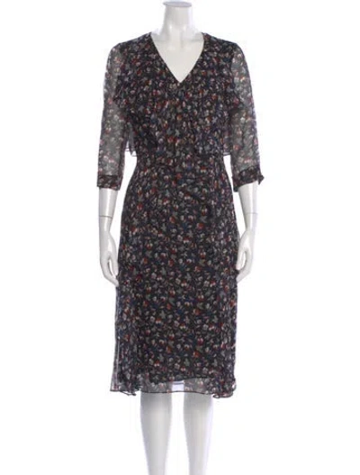 Pre-owned Jason Wu Silk Knee-length Dress In Black