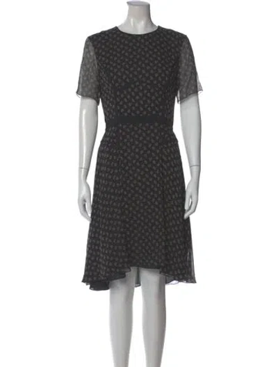 Pre-owned Jason Wu Silk Knee-length Dress In Black