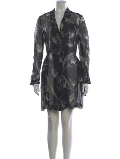 Pre-owned Jason Wu Silk Knee-length Dress In Black