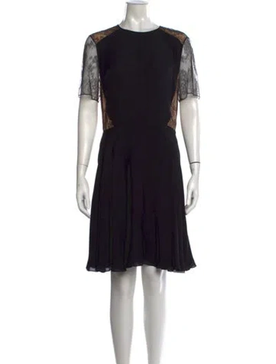 Pre-owned Jason Wu Silk Knee-length Dress In Black