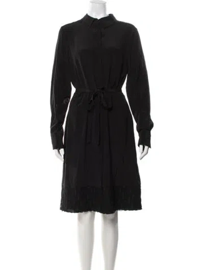 Pre-owned Jason Wu Silk Knee-length Dress In Black