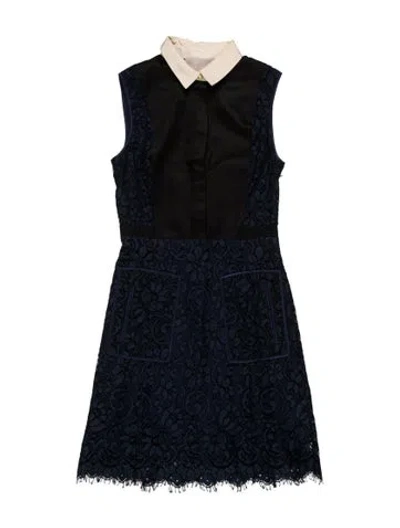 Pre-owned Jason Wu Silk Knee-length Dress In Blue