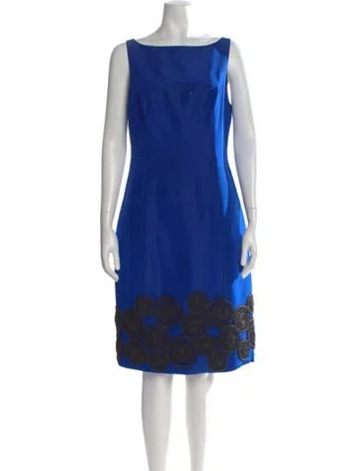 Pre-owned Jason Wu Silk Knee-length Dress In Blue