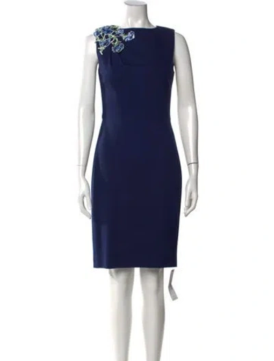 Pre-owned Jason Wu Silk Knee-length Dress In Blue