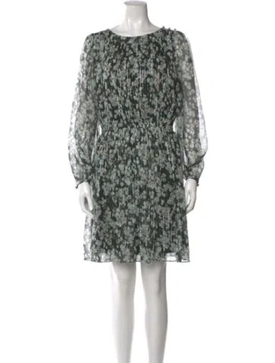 Pre-owned Jason Wu Silk Knee-length Dress In Green