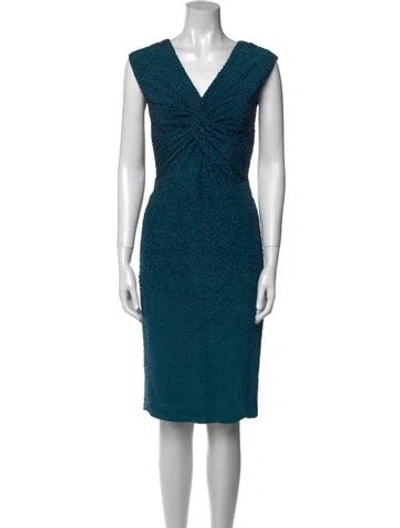 Pre-owned Jason Wu Silk Knee-length Dress In Green