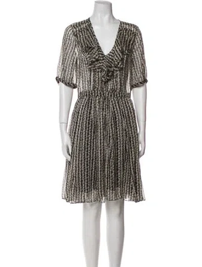 Pre-owned Jason Wu Silk Knee-length Dress In Multi