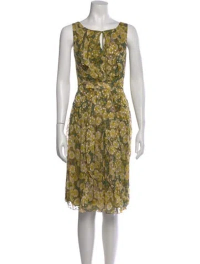 Pre-owned Jason Wu Silk Knee-length Dress In Multi