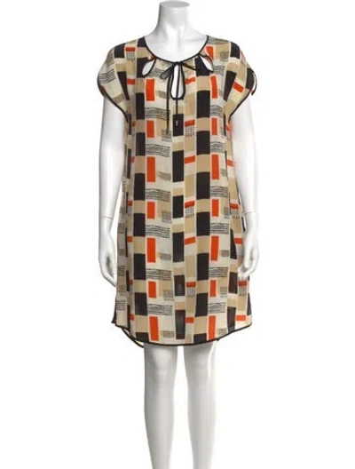 Pre-owned Jason Wu Silk Knee-length Dress In Neutral