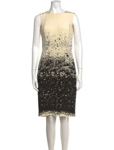 Pre-owned Jason Wu Silk Knee-length Dress In Neutrals