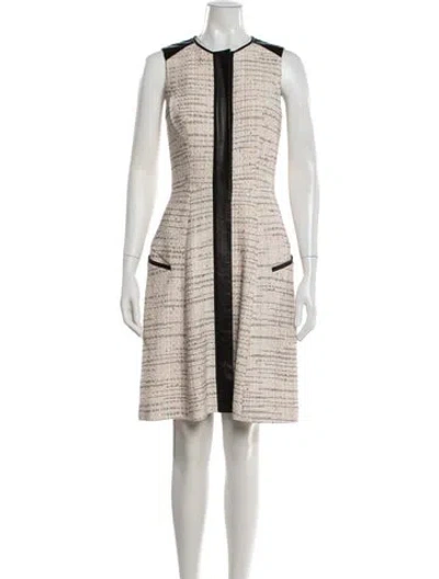Pre-owned Jason Wu Silk Knee-length Dress In Neutrals