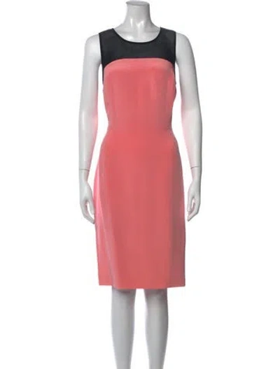 Pre-owned Jason Wu Silk Knee-length Dress In Pink