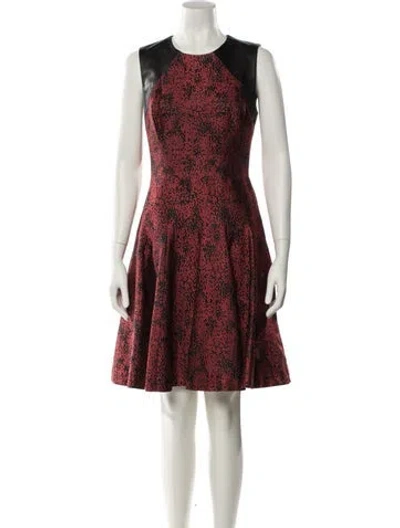 Pre-owned Jason Wu Silk Knee-length Dress In Red