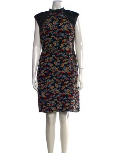 Pre-owned Jason Wu Silk Knee-length Dress W/ Tags In Black