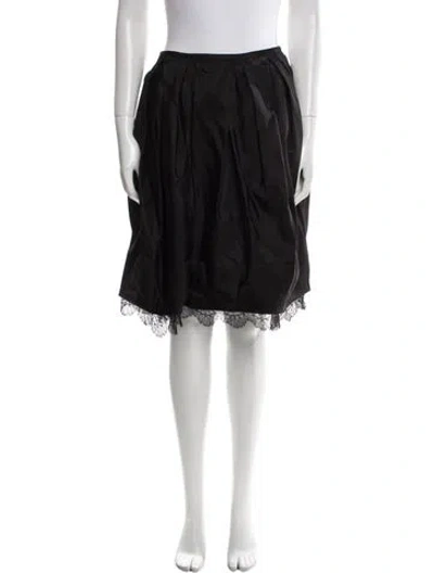 Pre-owned Jason Wu Silk Knee-length Skirt In Black