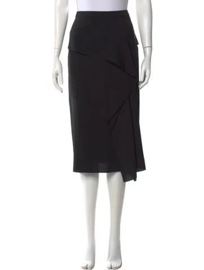 Pre-owned Jason Wu Silk Knee-length Skirt In Black