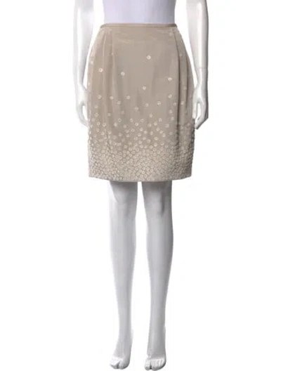 Pre-owned Jason Wu Silk Knee-length Skirt In Neutral