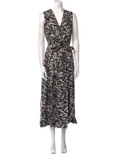 Pre-owned Jason Wu Silk Long Dress In Black