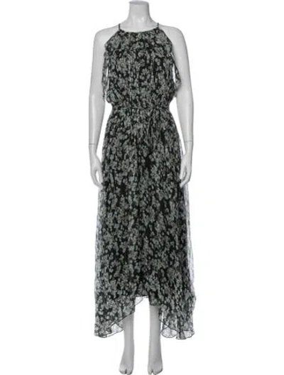 Pre-owned Jason Wu Silk Long Dress In Green