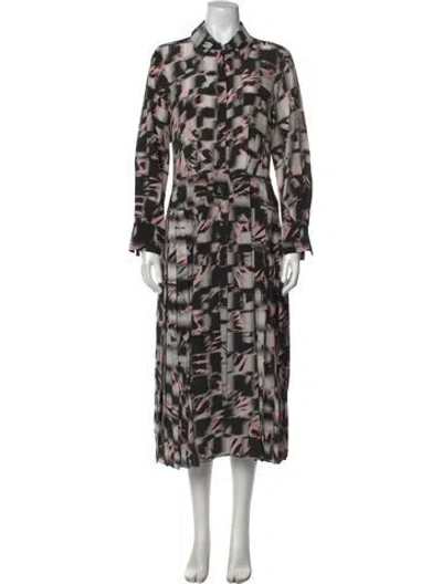 Pre-owned Jason Wu Silk Long Dress In Multi